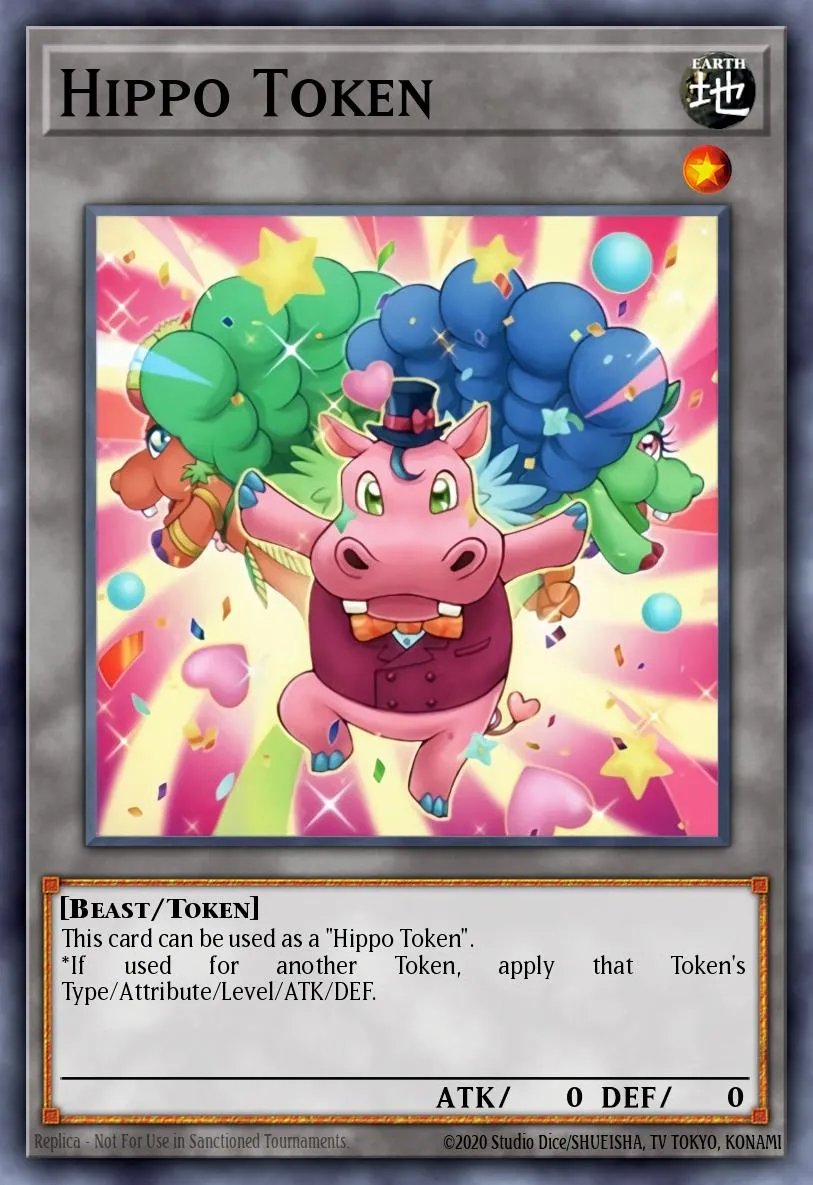 Hippo Token · Starter Deck: Yuya 11050416/43