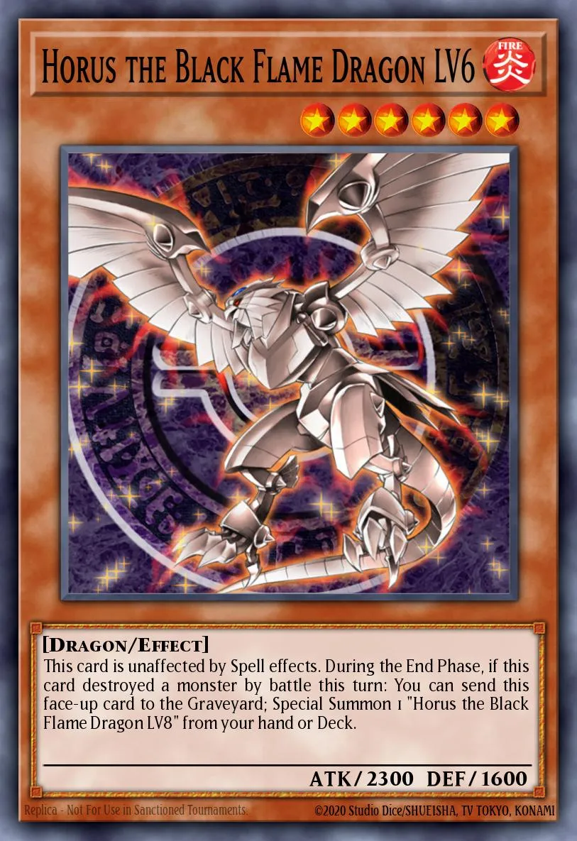 Horus the Black Flame Dragon LV6 · Soul of the Duelist 11224103/60