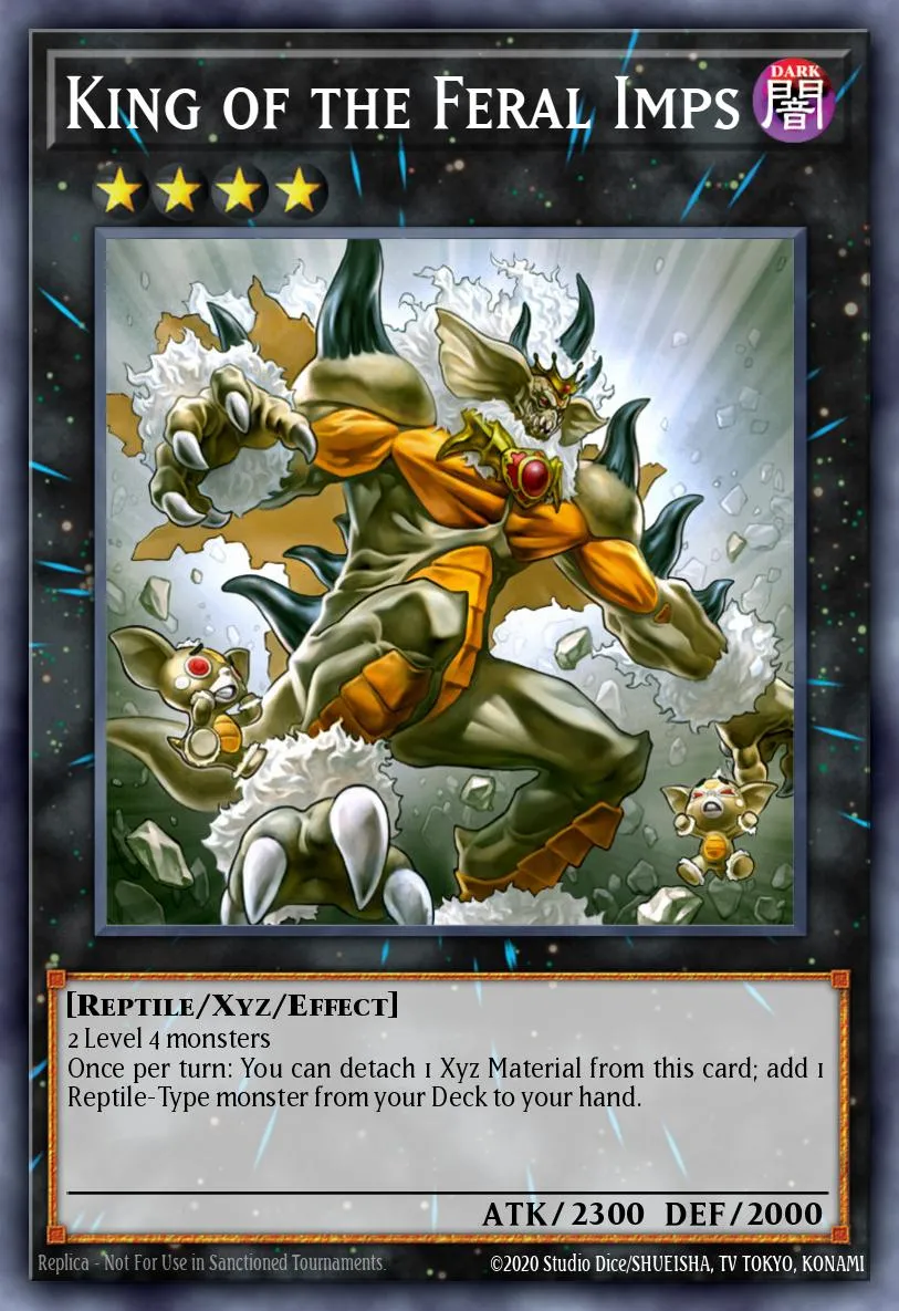 King of the Feral Imps · Lord of the Tachyon Galaxy Sneak Peek Participation Card 11398059/1