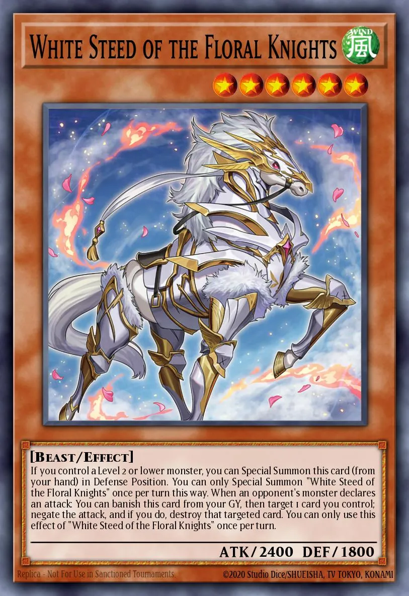 White Steed of the Floral Knights · Legendary Duelists: Synchro Storm 11426487/56