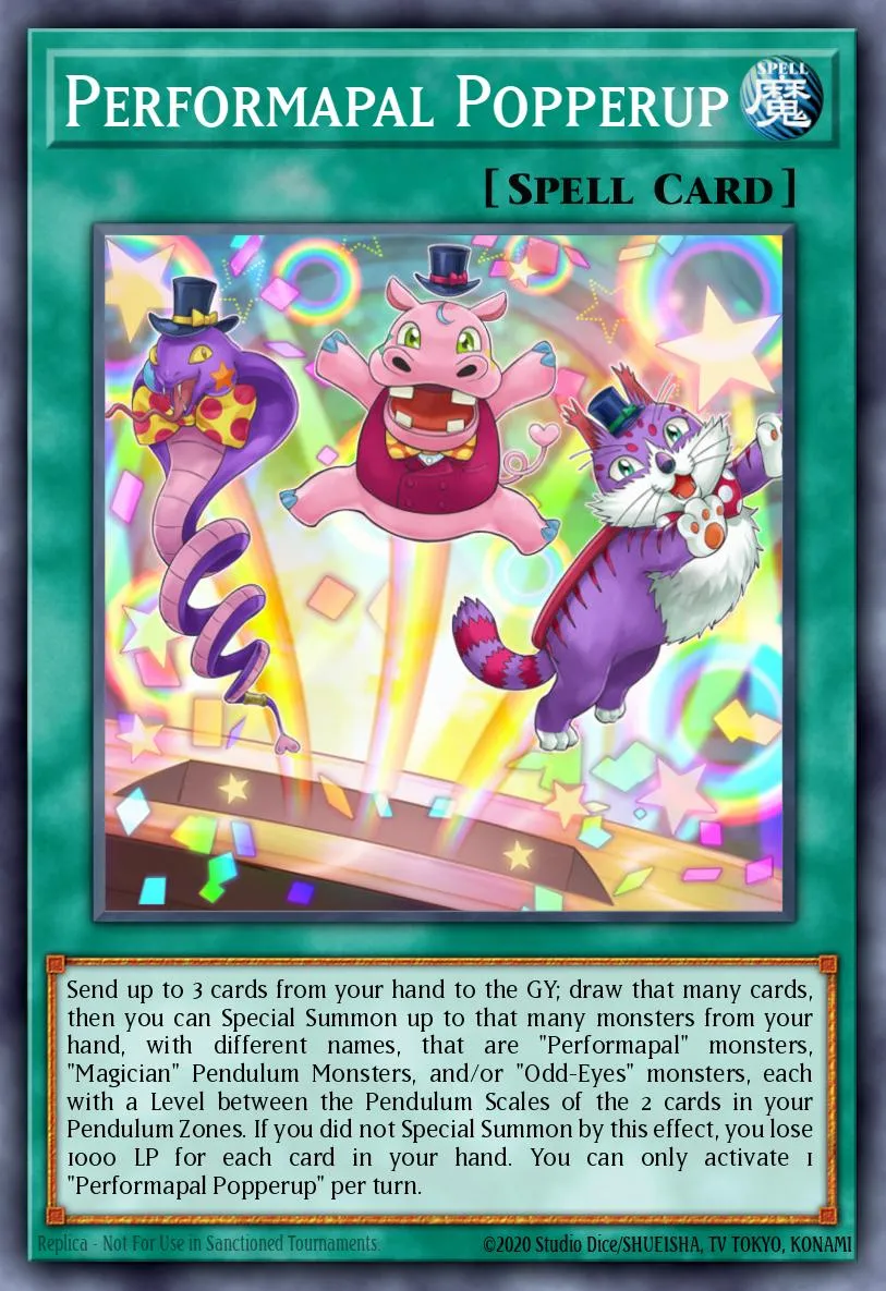 Performapal Popperup · Legendary Duelists: Magical Hero 11481610/56