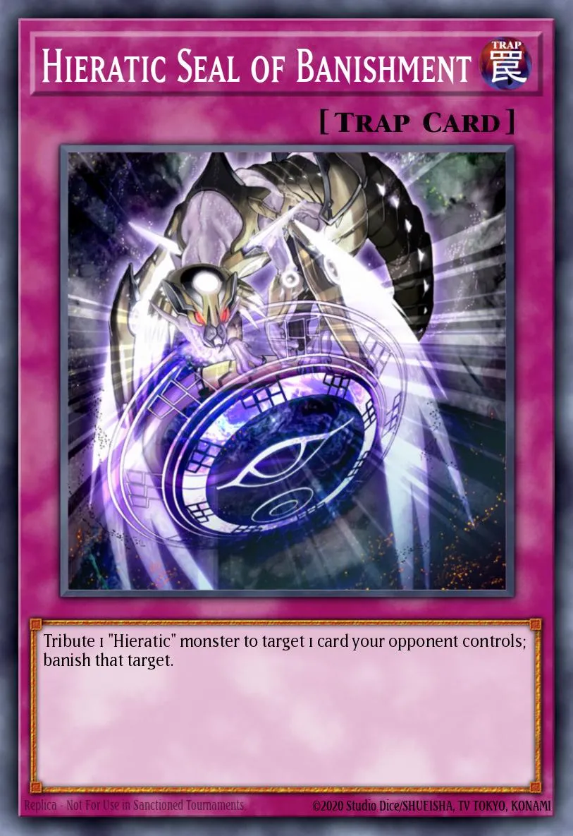 Hieratic Seal of Banishment · Galactic Overlord Sneak Peek Participation Card 11975962/1