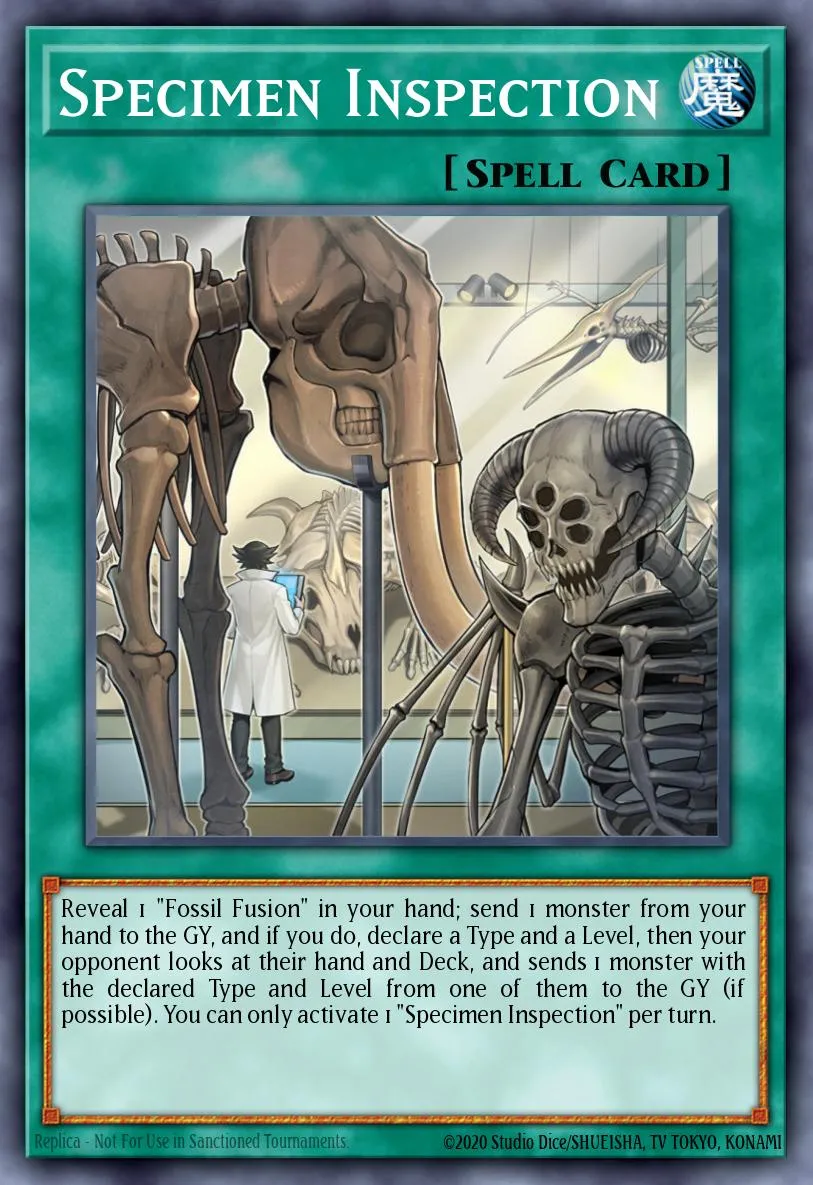 Specimen Inspection · Battles of Legend: Armageddon 12292422/94