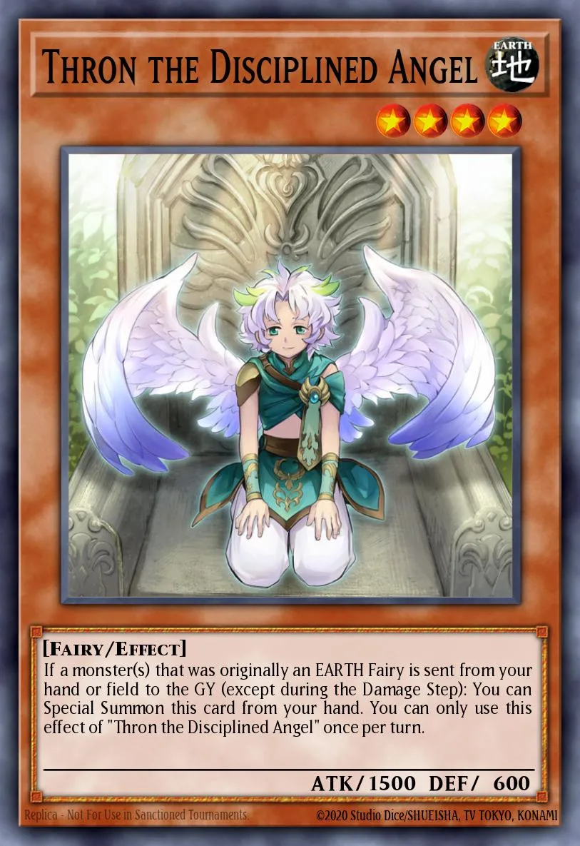 Thron the Disciplined Angel · Lightning Overdrive Premiere! promotional card 12332865/1