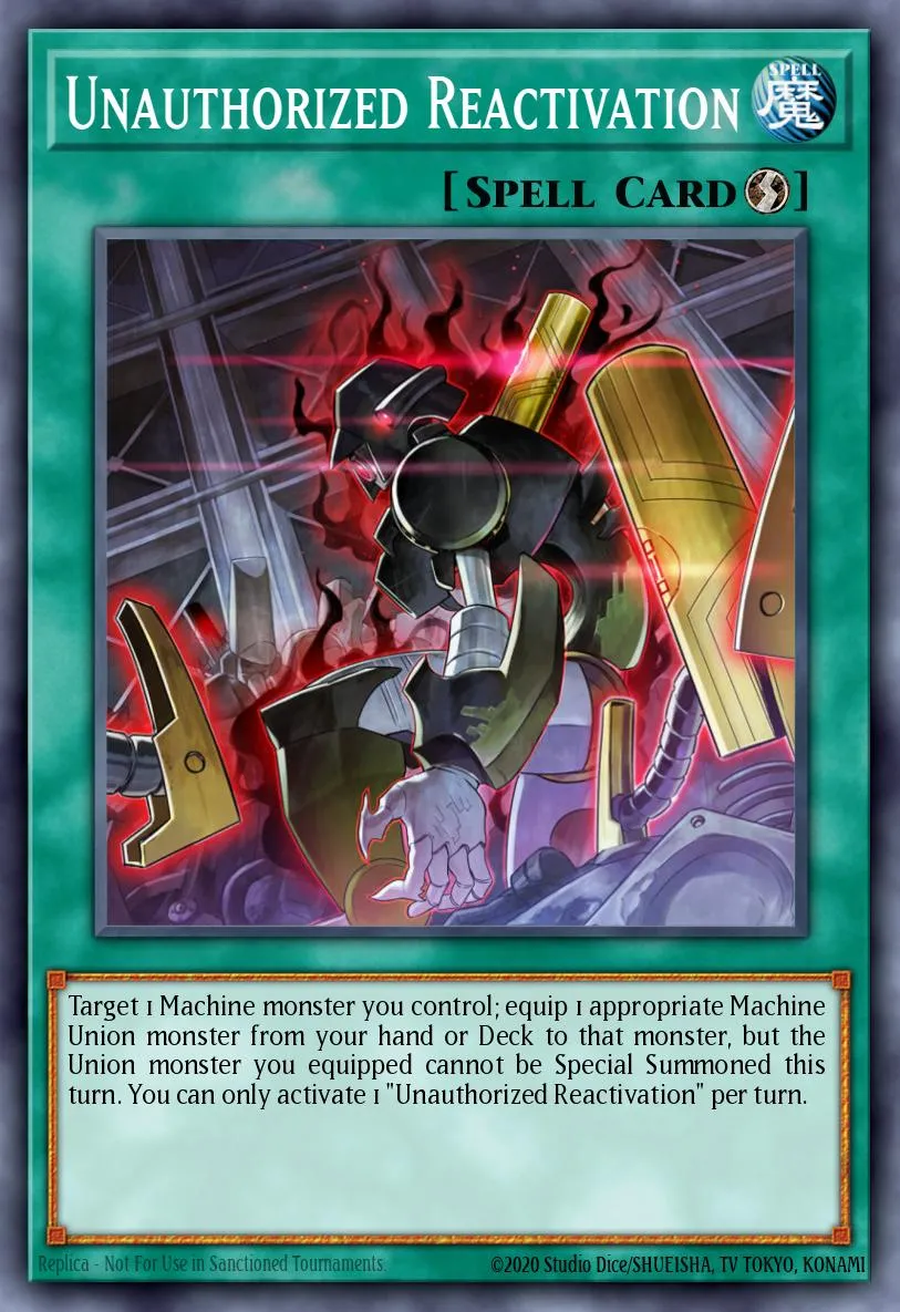 Unauthorized Reactivation · Structure Deck: Mechanized Madness 12524259/41