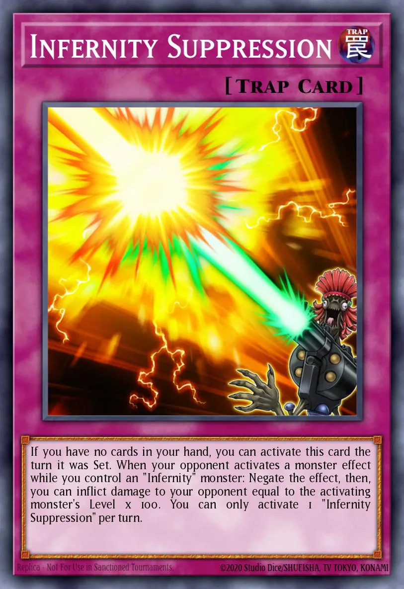 Infernity Suppression · Phantom Rage Premiere! promotional card 12541409/1
