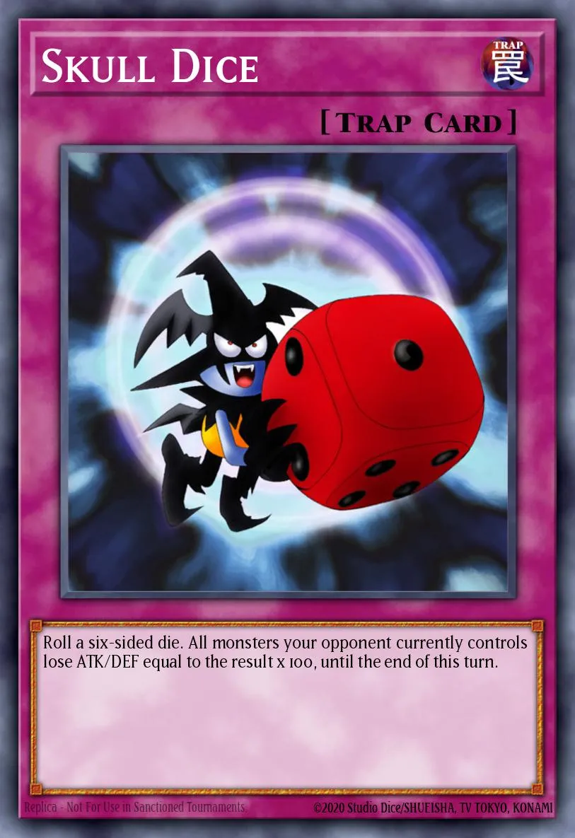 Skull Dice · Yu-Gi-Oh! The Eternal Duelist Soul promotional cards 126218/3