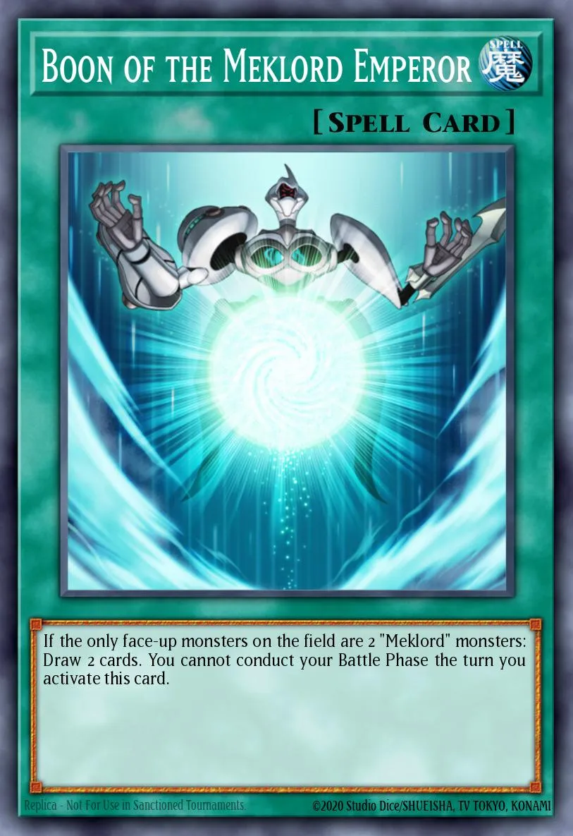 Boon of the Meklord Emperor · Extreme Victory Sneak Peek Participation Card 12986778/1