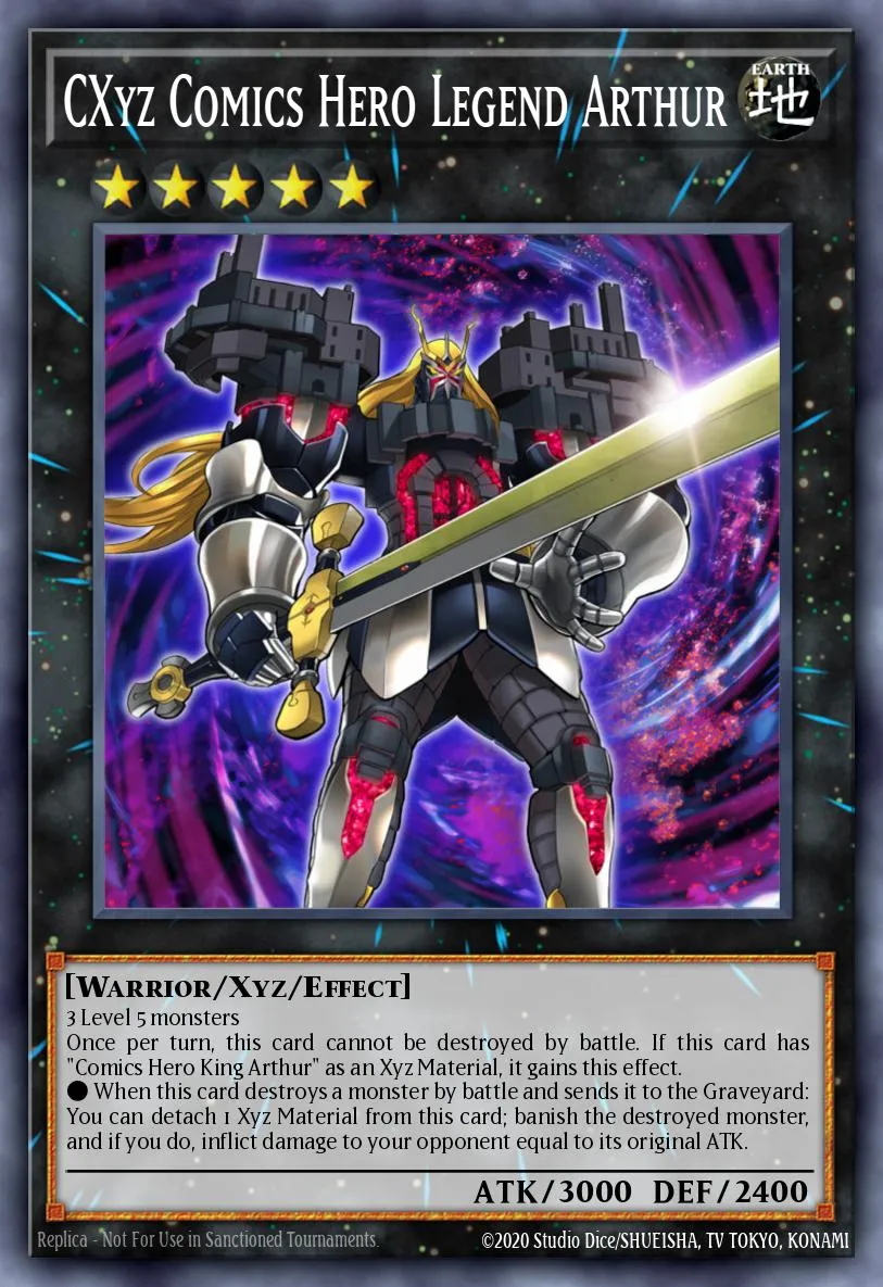 CXyz Comics Hero Legend Arthur · Number Hunters 13030280/60