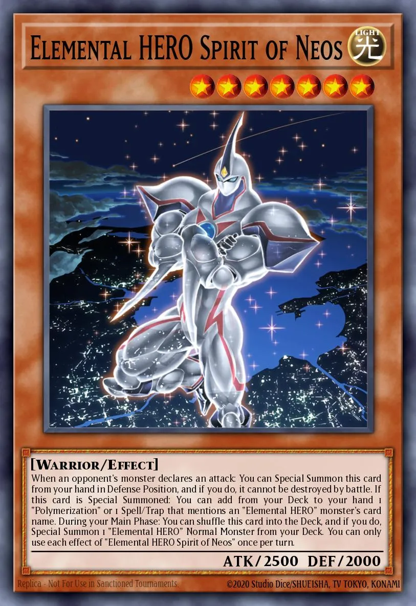 Elemental HERO Spirit of Neos · Power of the Elements 13256226/101