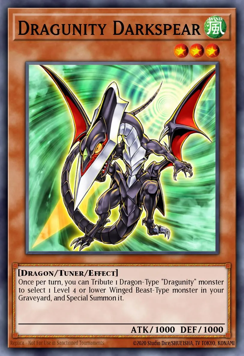 Dragunity Darkspear · Duel Terminal 3 13361027/100