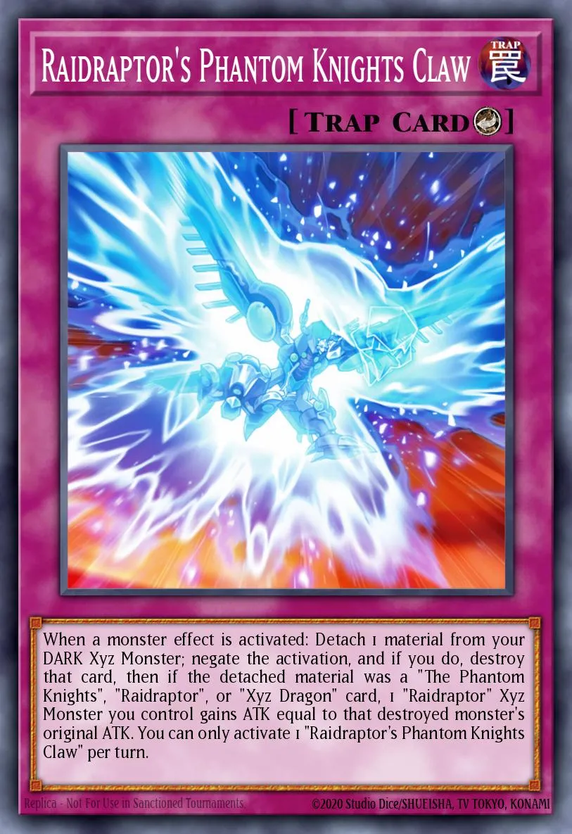 Raidraptor's Phantom Knights Claw · Phantom Rage Premiere! promotional card 13486638/1