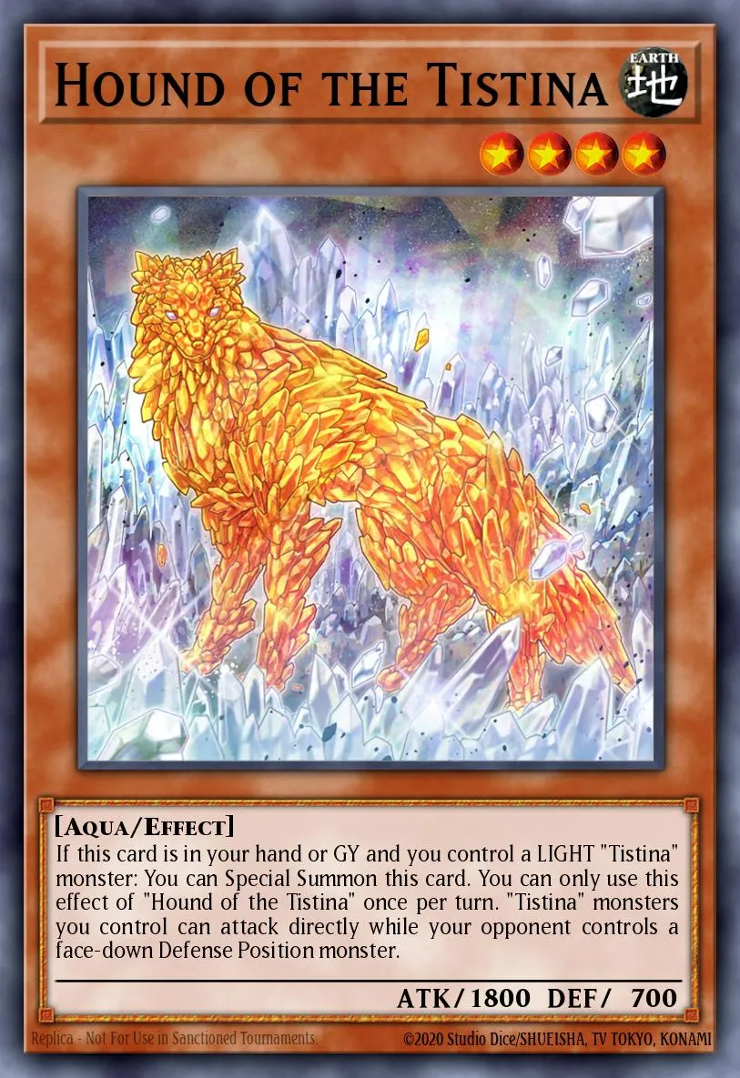 Hound of the Tistina · Duelist Nexus 13510157/99