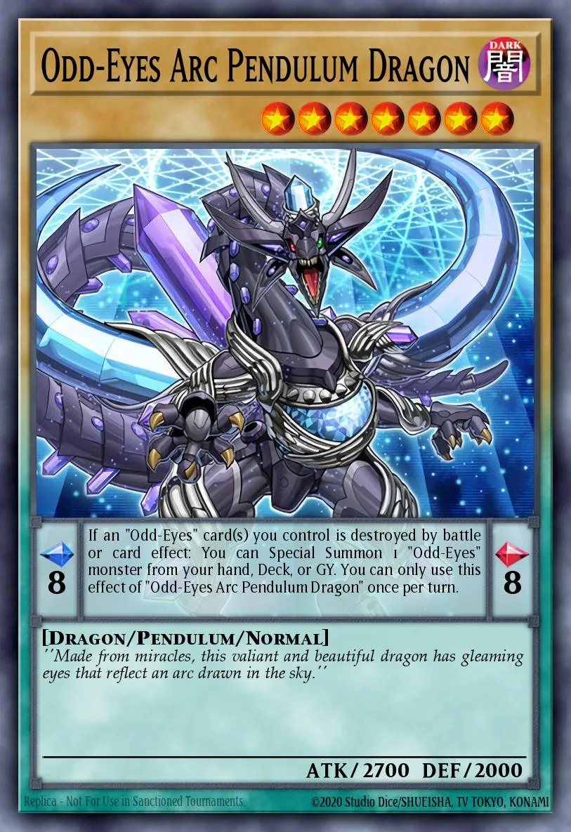Odd-Eyes Arc Pendulum Dragon · Legendary Dragon Decks 14105623/111