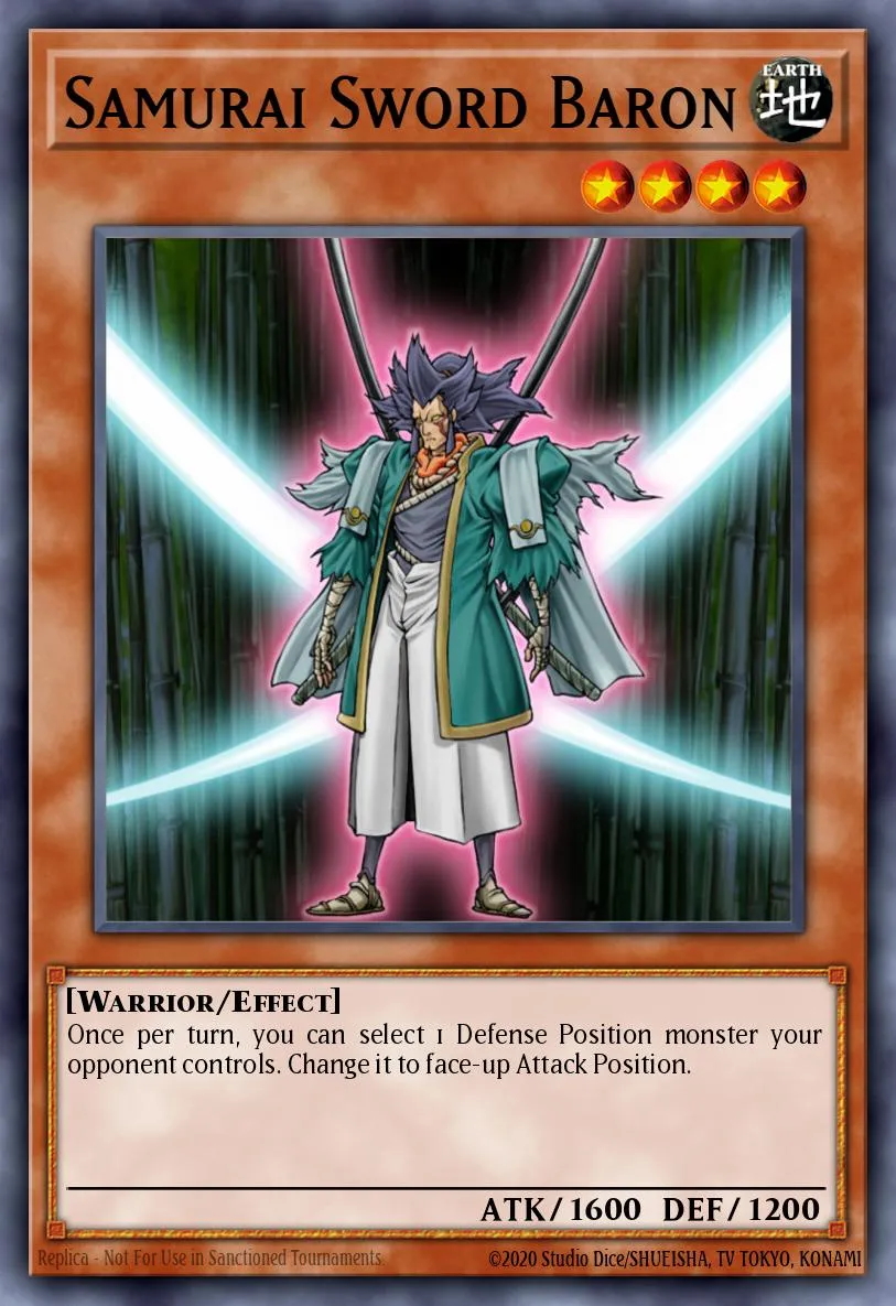 Samurai Sword Baron · Yu-Gi-Oh! 5D's World Championship 2010: Reverse of Arcadia promotional cards 14344682/3