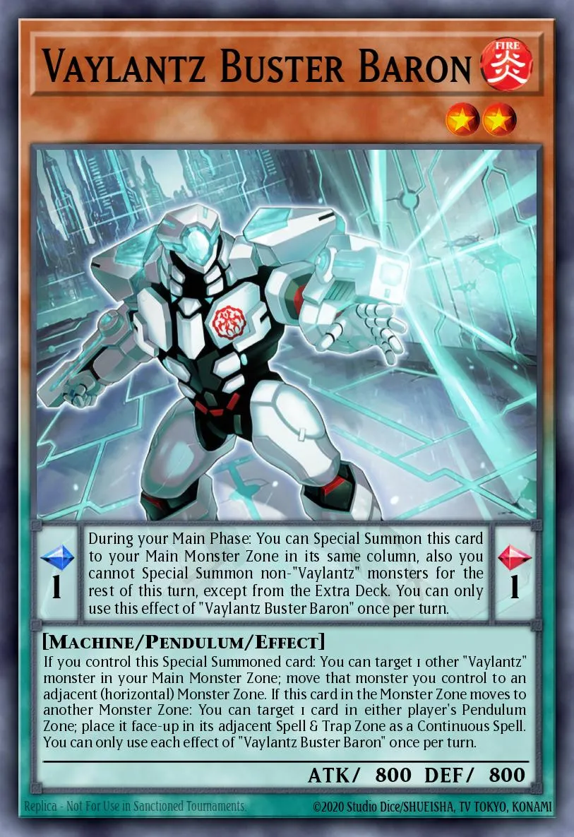 Vaylantz Buster Baron · Tactical Masters 14418464/60