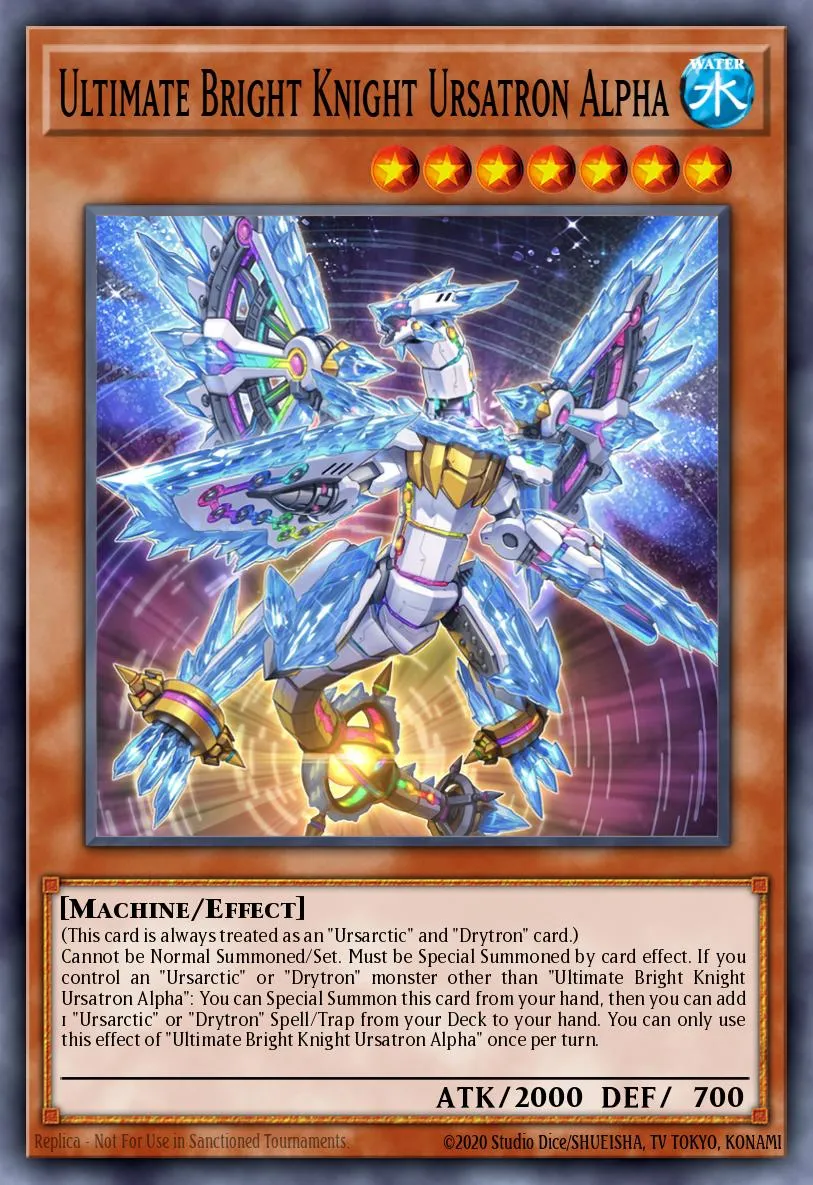 Ultimate Bright Knight Ursatron Alpha · Duelist Nexus 14959144/99