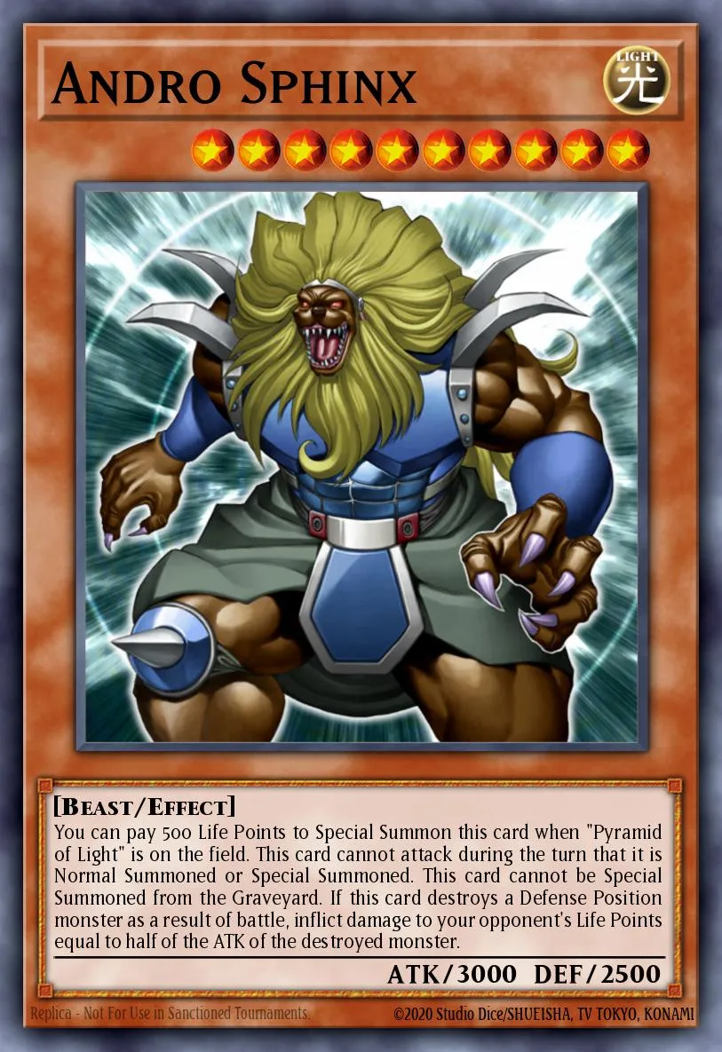 Andro Sphinx · Kids WB Duel of Destiny promotional card 15013468/1