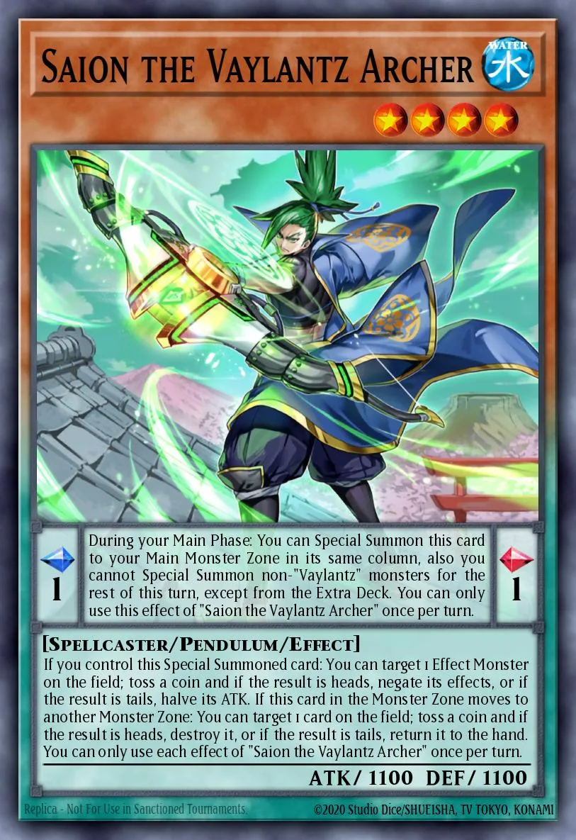 Saion the Vaylantz Archer · Tactical Masters 15130912/60