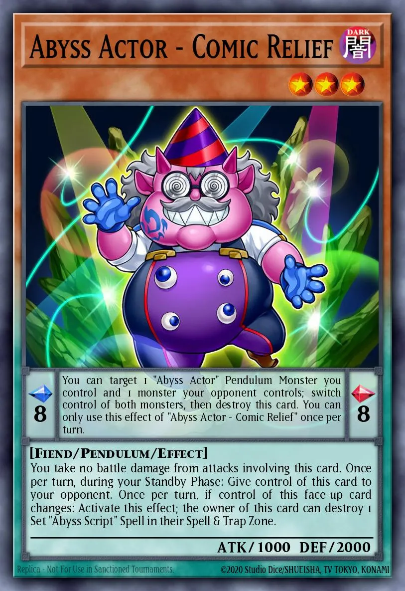 Abyss Actor - Comic Relief · Legendary Duelists: White Dragon Abyss 15308295/56