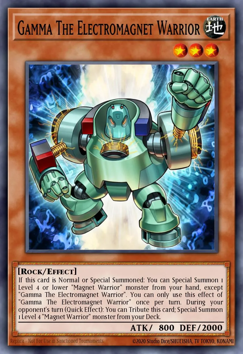 Gamma The Electromagnet Warrior · Structure Deck: Yugi Muto 15502037/45