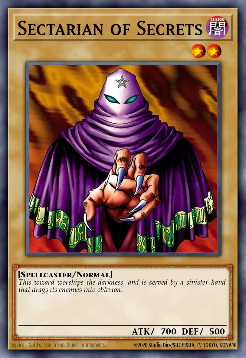 Sectarian of Secrets · Tournament Pack 8 15507080/20