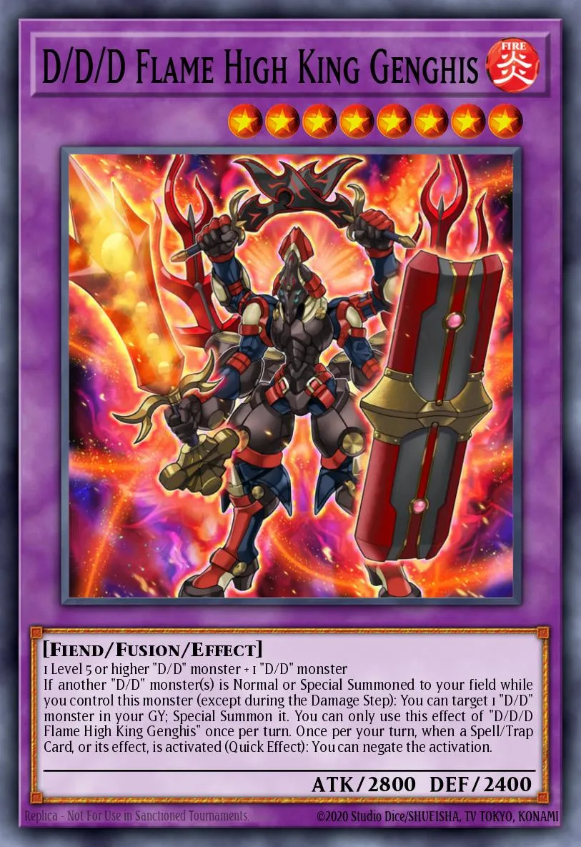 D/D/D Flame High King Genghis · Soul Fusion Special Edition 16006416/4