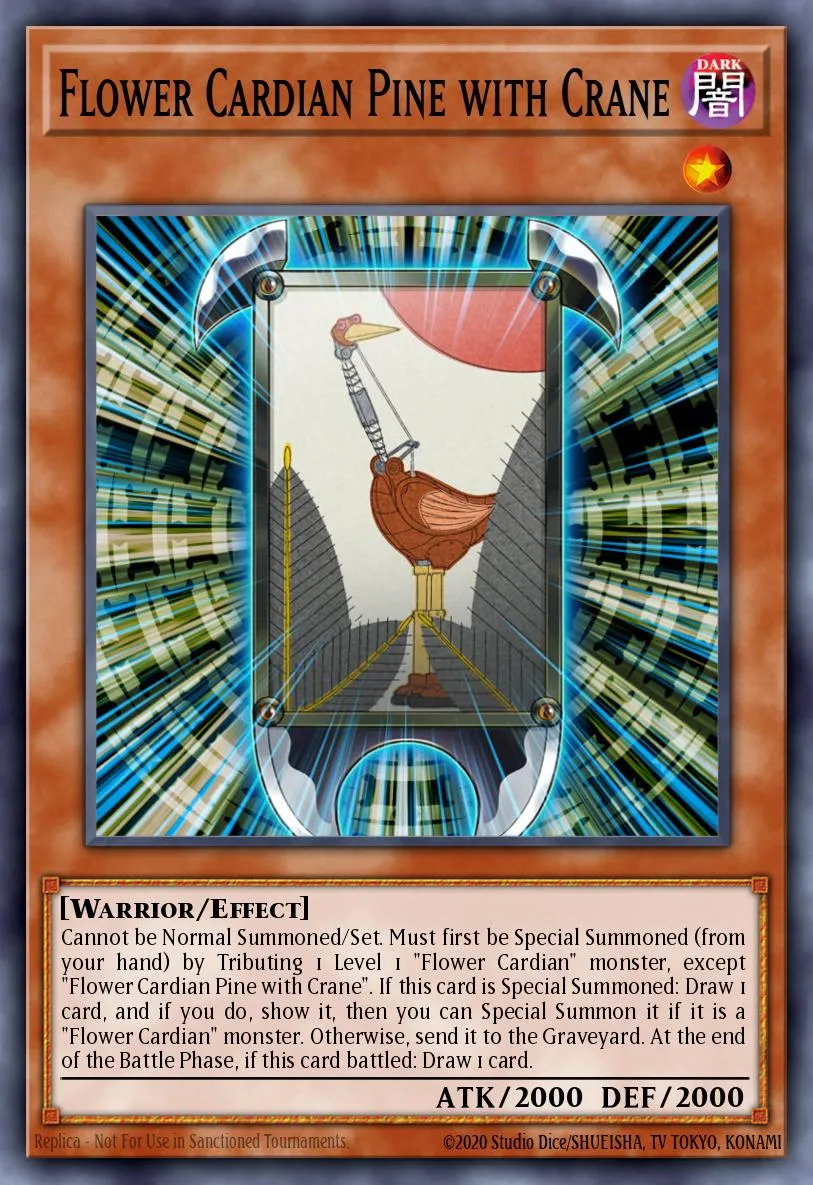 Flower Cardian Pine with Crane · Dragons of Legend: Unleashed 16024176/73