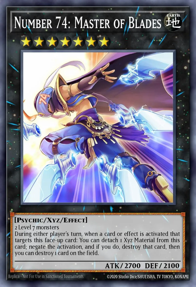 Number 74: Master of Blades · Number Hunters 16037007/60