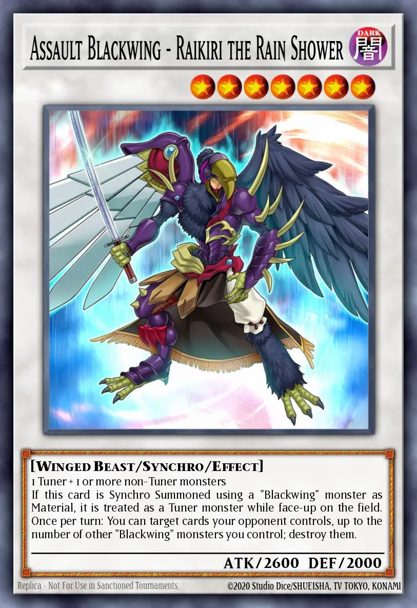 Assault Blackwing - Raikiri the Rain Shower · Dimension of Chaos: Special Edition 16051717/4