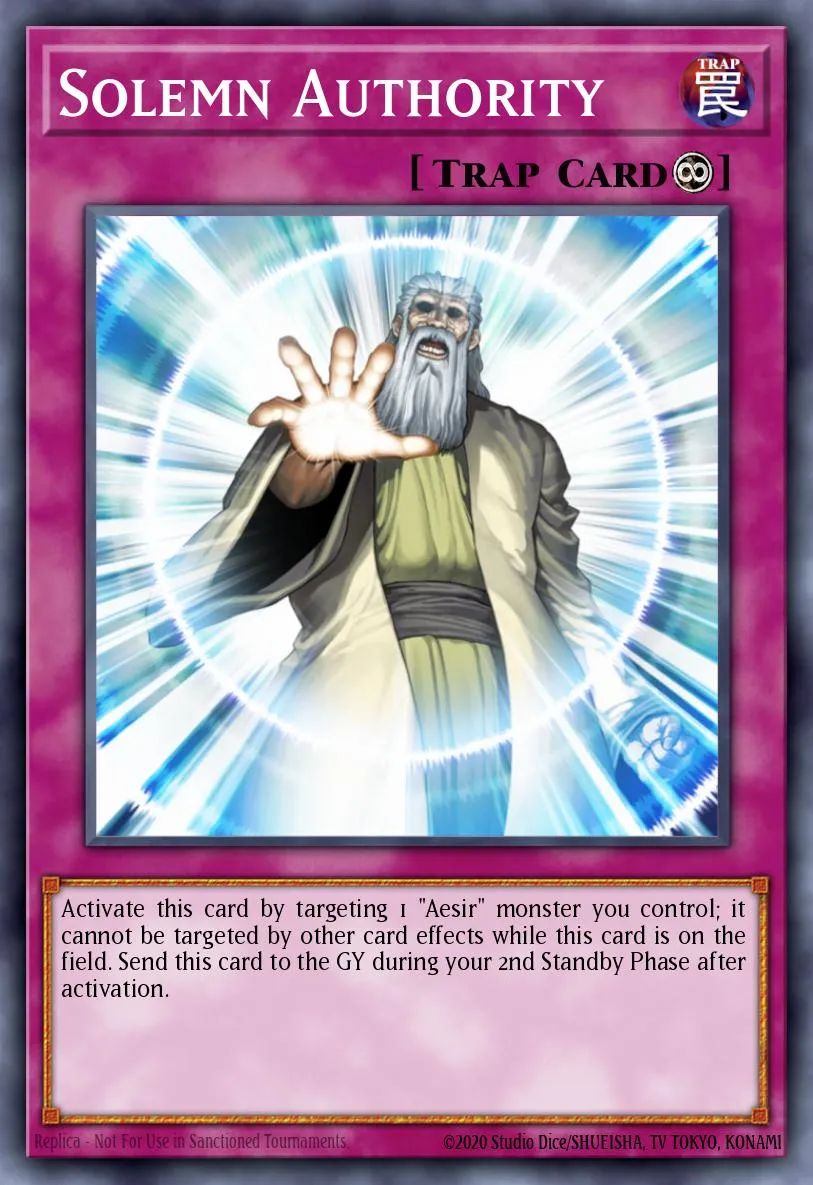 Solemn Authority · Storm of Ragnarok: Special Edition 16308000/2