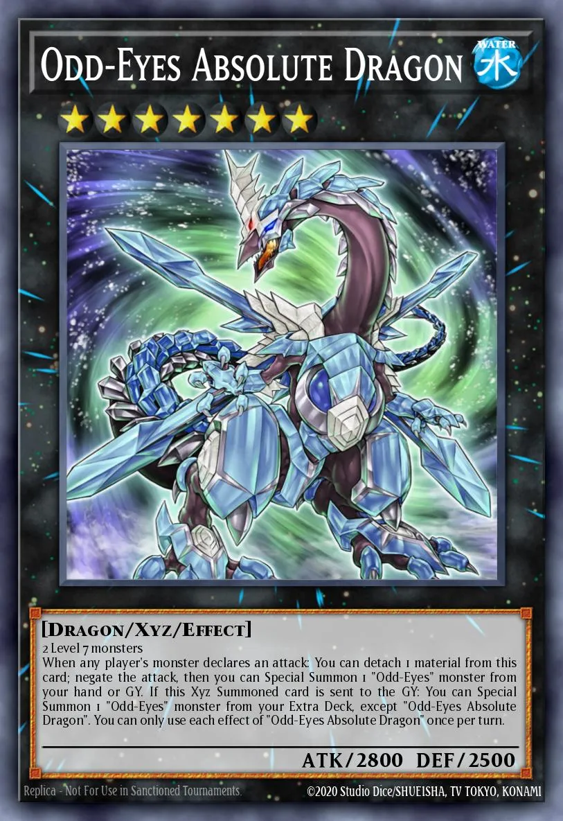 Odd-Eyes Absolute Dragon · Master of Pendulum Structure Deck 16691074/43