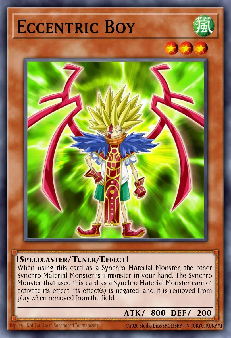 Eccentric Boy · Duelist Pack: Yusei 2 16825874/30