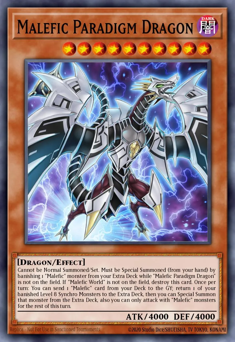 Malefic Paradigm Dragon · Battles of Legend: Armageddon 16958382/94