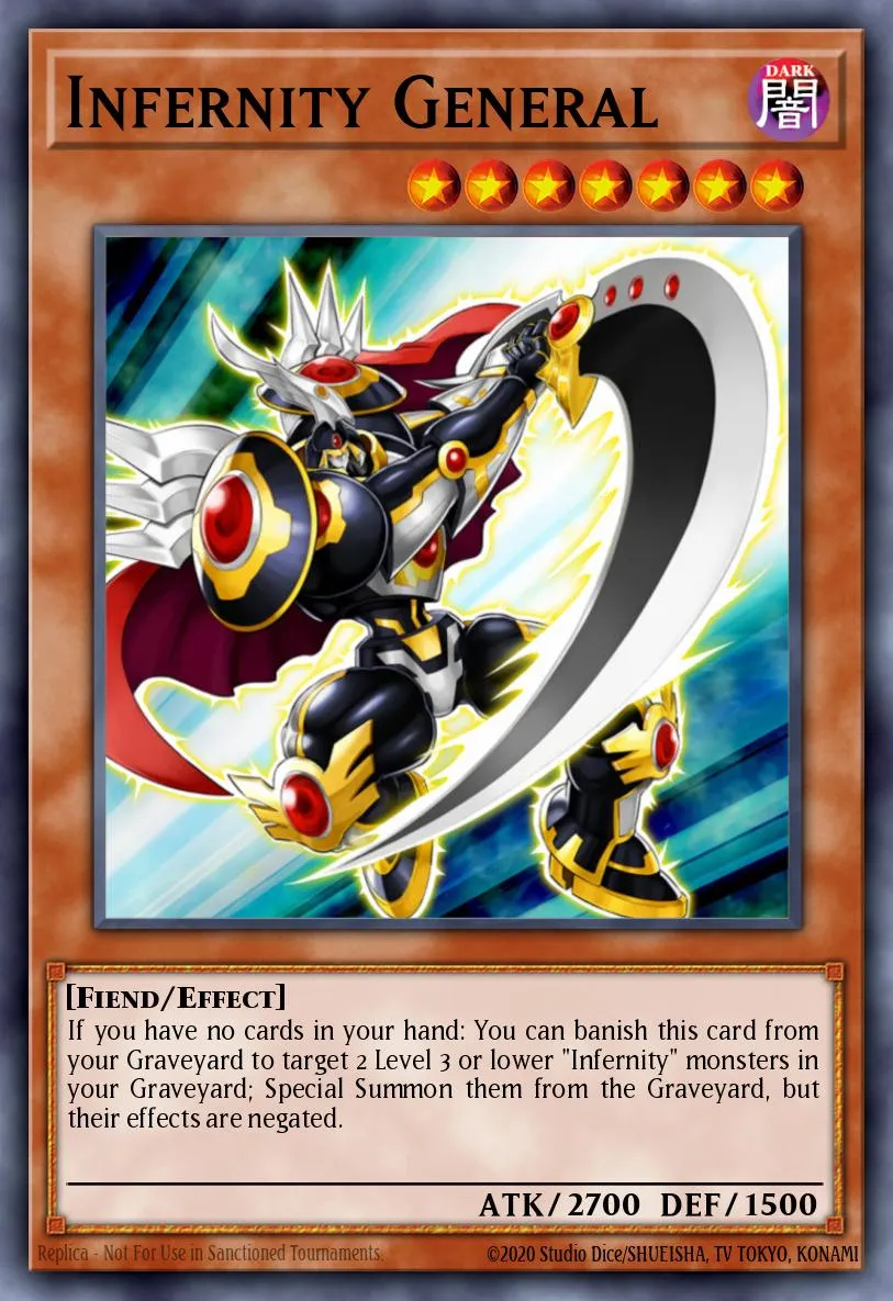 Infernity General · Yu-Gi-Oh! 5D's Volume 3 promotional card 17502671/1