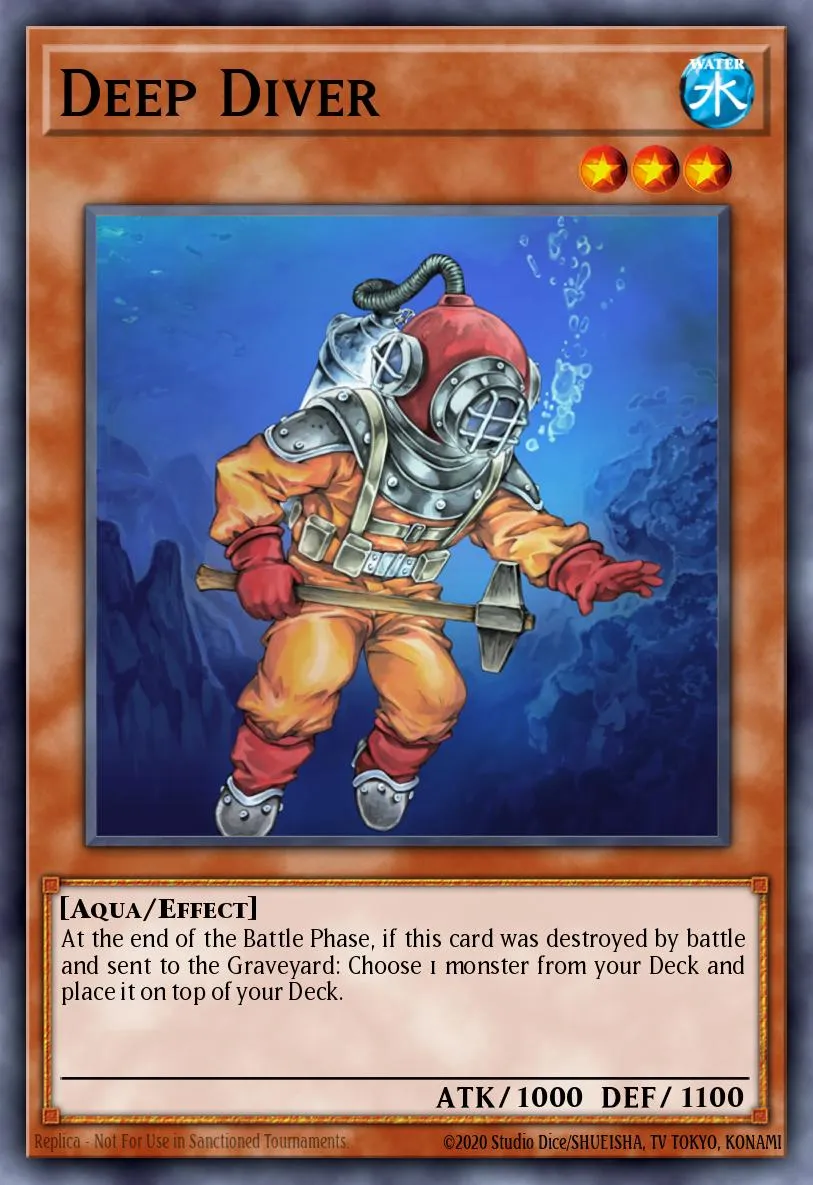Deep Diver · Yu-Gi-Oh! World Championship 2008 promotional cards 17559367/3