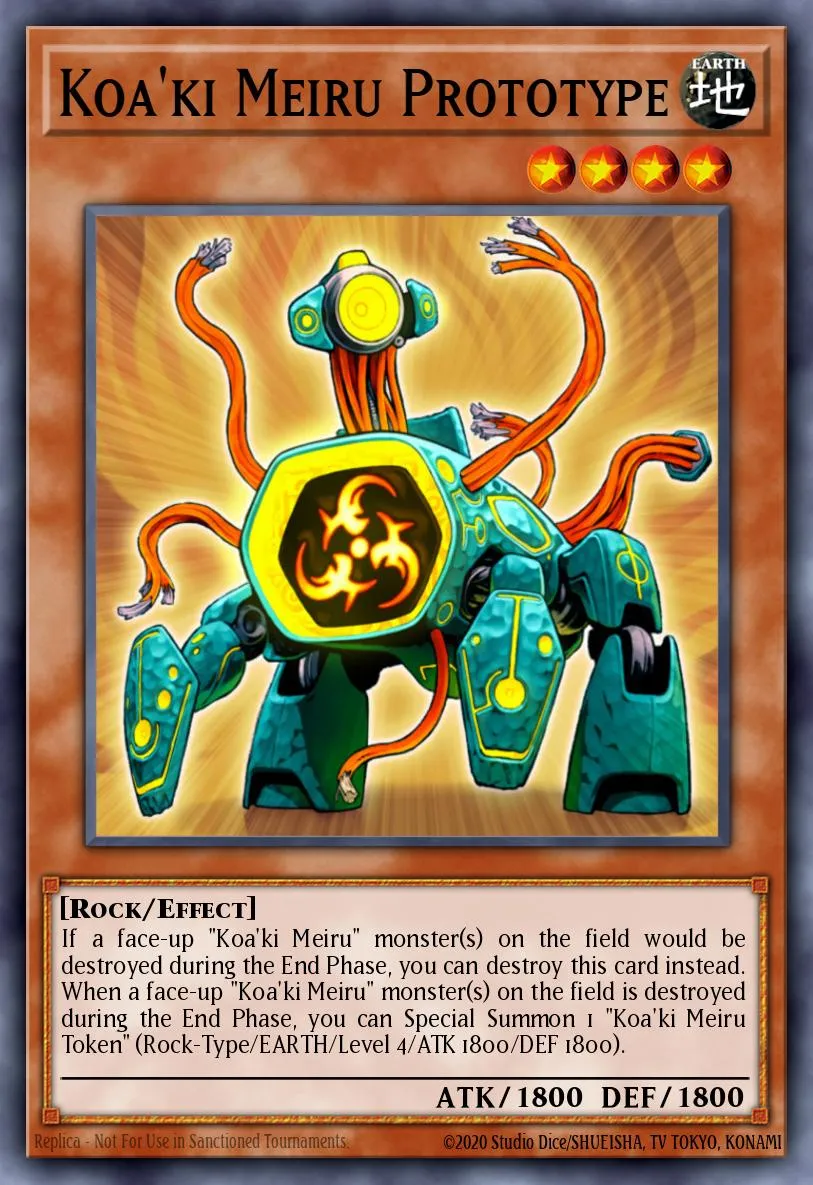 Koa'ki Meiru Prototype · The Shining Darkness Sneak Peek Participation Card 176392/1