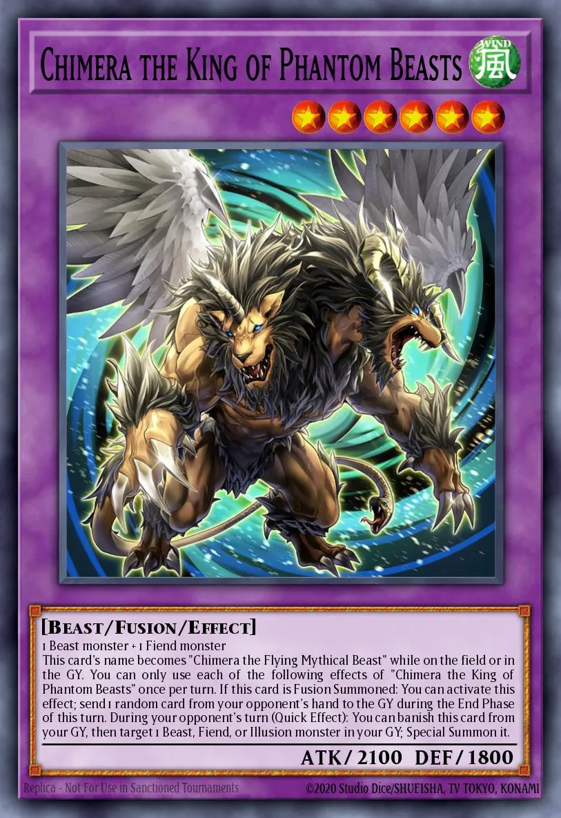 Chimera the King of Phantom Beasts · Duelist Nexus 1769875/99