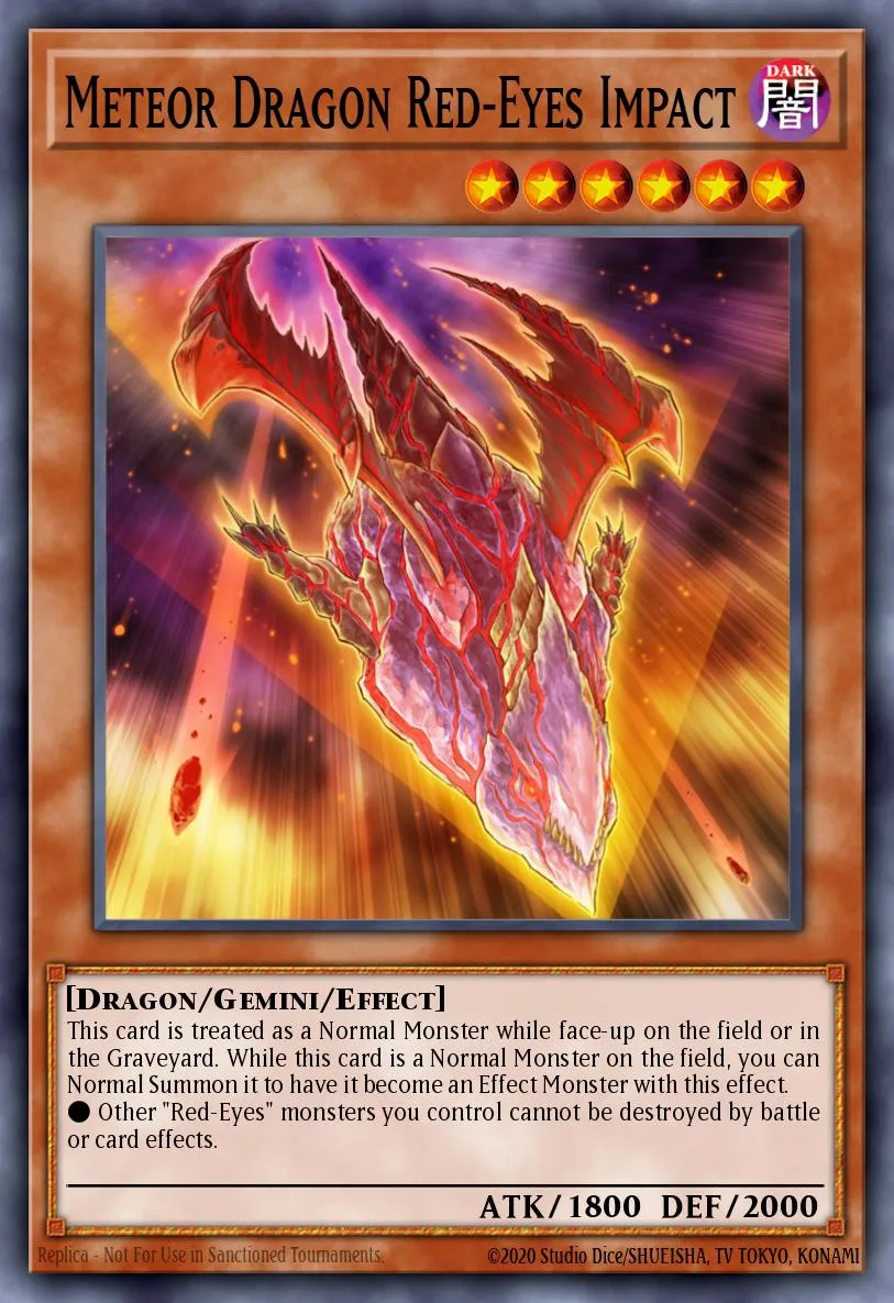 Meteor Dragon Red-Eyes Impact · Invasion: Vengeance: Special Edition 17871506/4