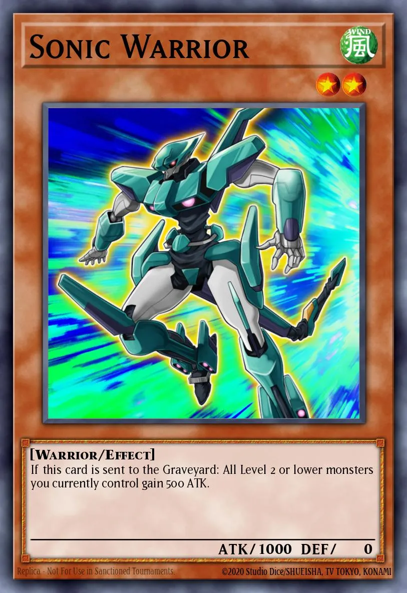Sonic Warrior · Lord of the Tachyon Galaxy Sneak Peek Participation Card 17932494/1