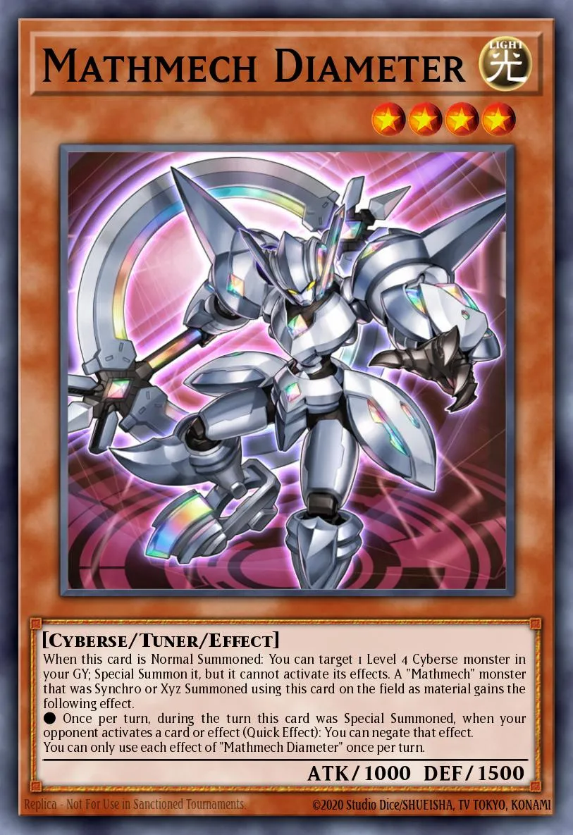 Mathmech Diameter · Rise of the Duelist Premiere! promotional card 17946349/1