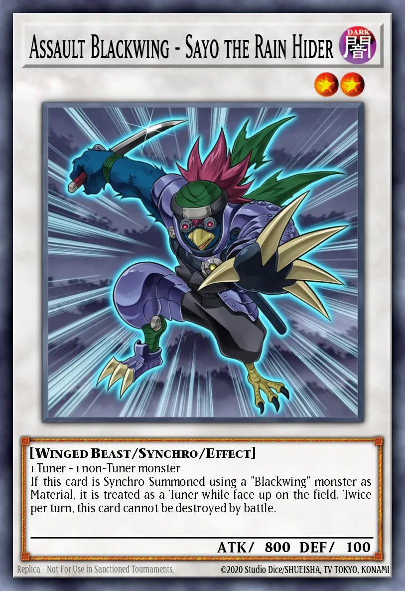 Assault Blackwing - Sayo the Rain Hider · The Dark Illusion: Special Edition 17994645/4