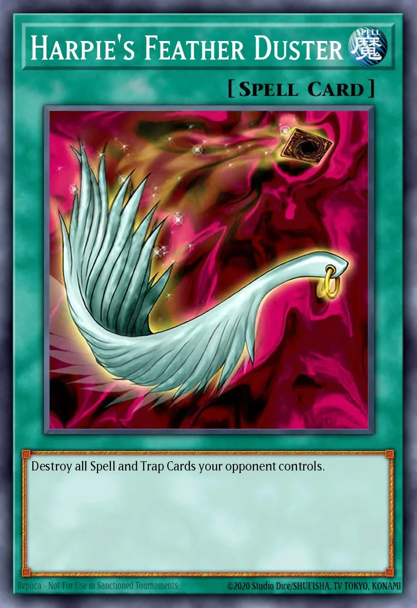 Harpie's Feather Duster · Yu-Gi-Oh! Worldwide Edition: Stairway to the Destined Duel promotional cards 18144507/6
