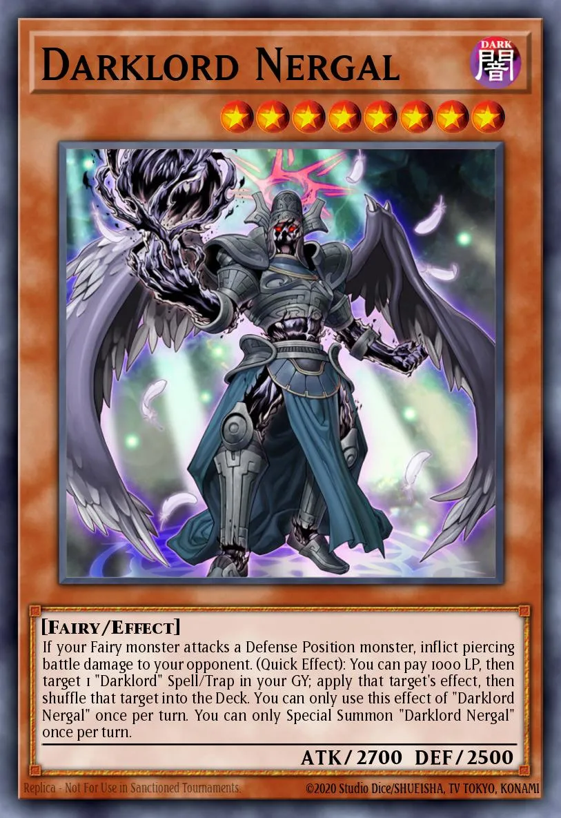 Darklord Nergal · Rise of the Duelist Premiere! promotional card 18168997/1