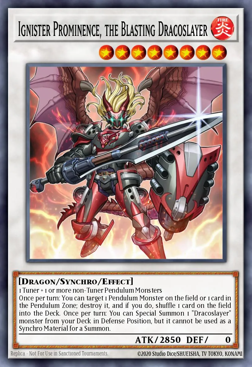 Ignister Prominence, the Blasting Dracoslayer · Clash of Rebellions: Special Edition 18239909/4