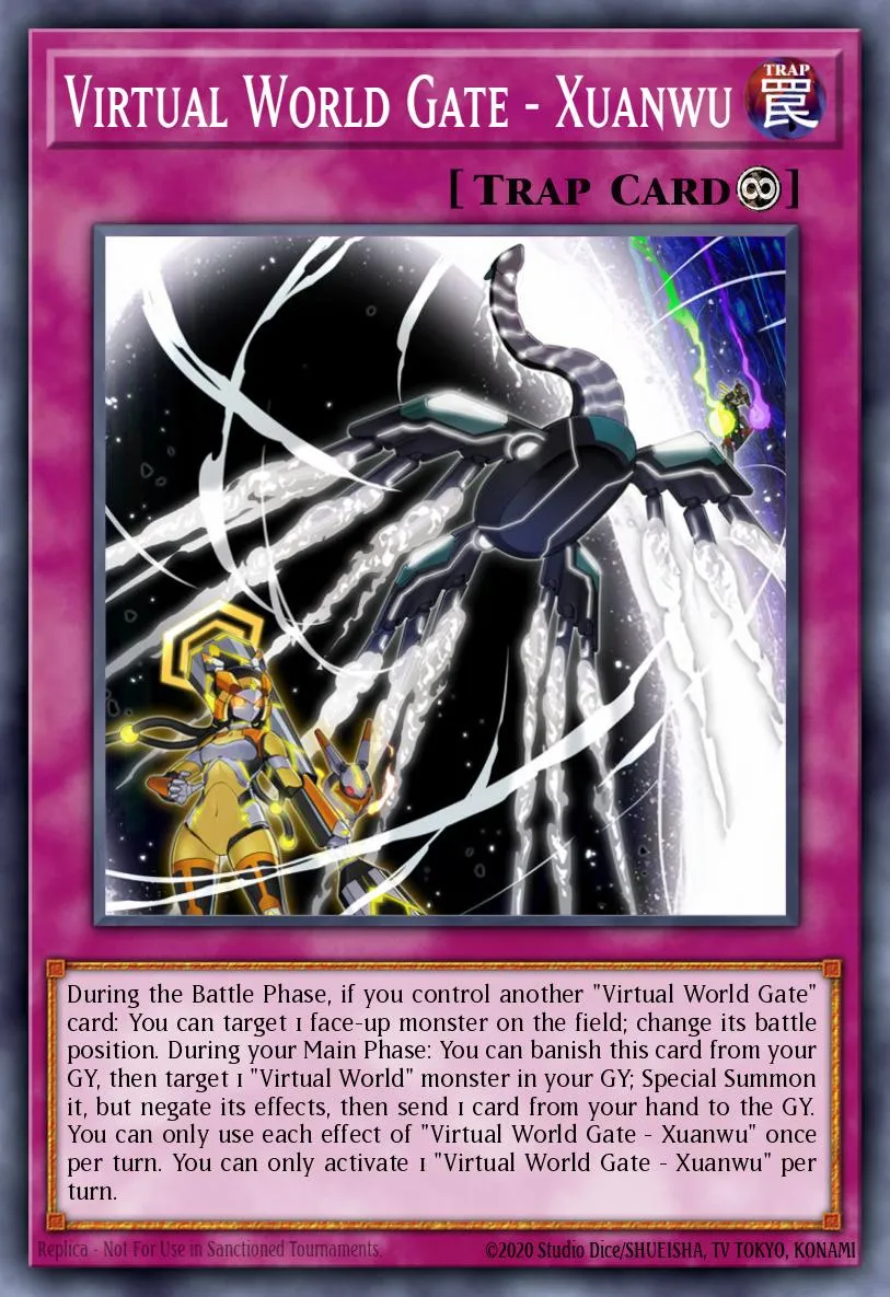 Virtual World Gate - Xuanwu · Blazing Vortex Premiere! promotional card 18249921/1