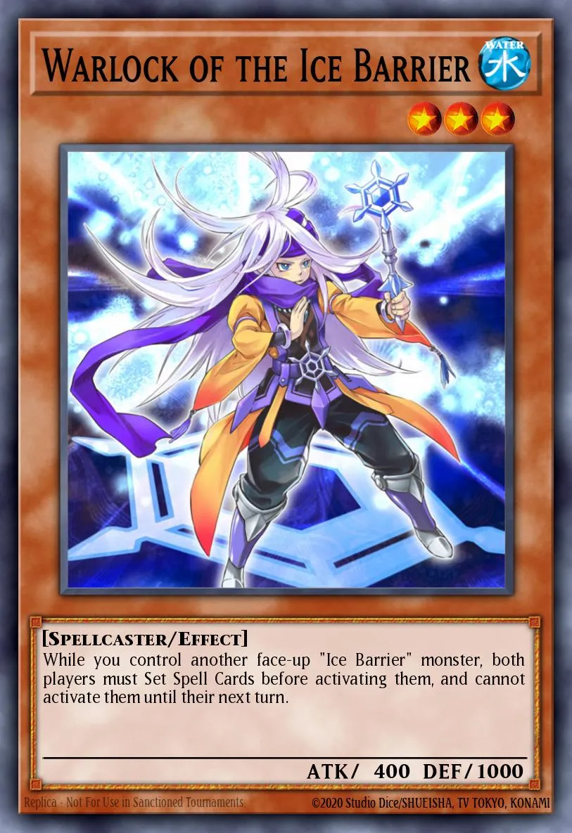 Warlock of the Ice Barrier · Duel Terminal 4 18482591/100