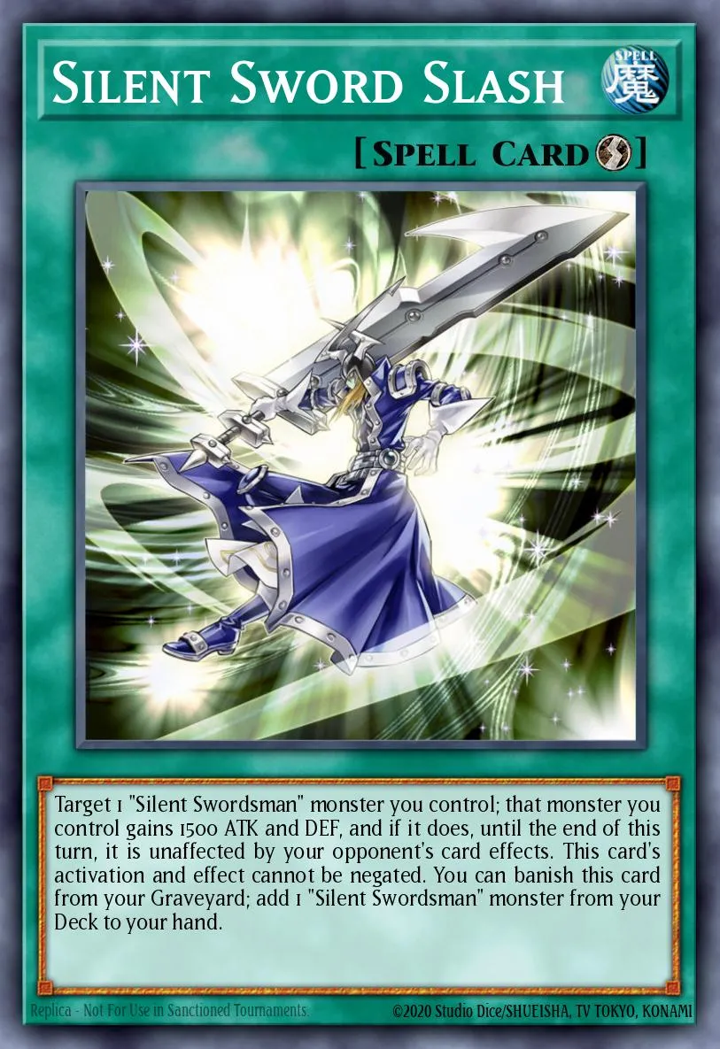 Silent Sword Slash · Duelist Pack: Rivals of the Pharaoh 18563744/46