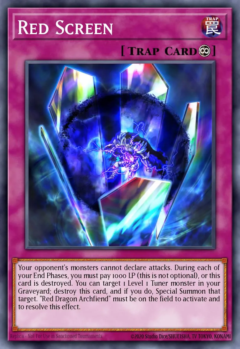 Red Screen · Starstrike Blast Sneak Peek Participation Card 18634367/1