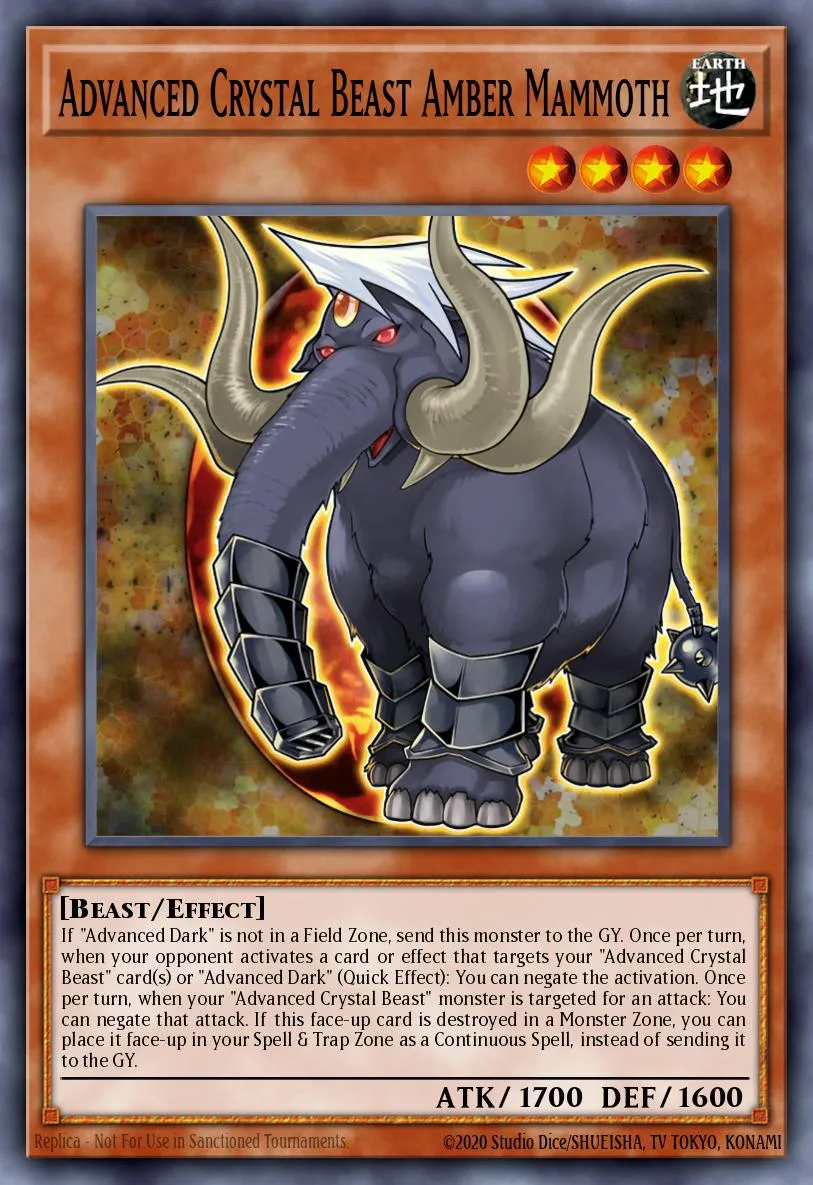 Advanced Crystal Beast Amber Mammoth · Battles of Legend: Crystal Revenge 18847598/105